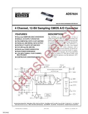 ADS7824UB/1K datasheet  